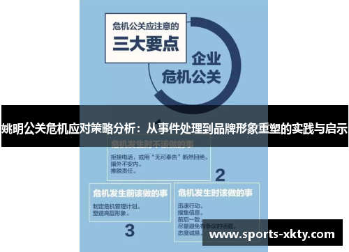 姚明公关危机应对策略分析：从事件处理到品牌形象重塑的实践与启示